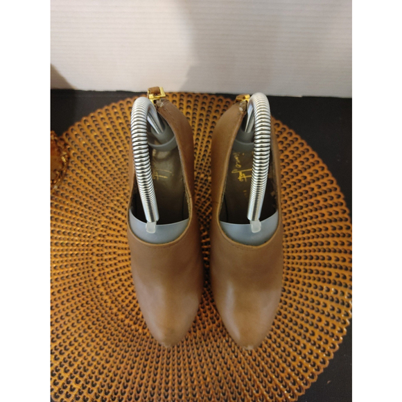 Franco Sarto the Artisan Collection Orchid Leather Booties Size 7 - Picture 3 of 5